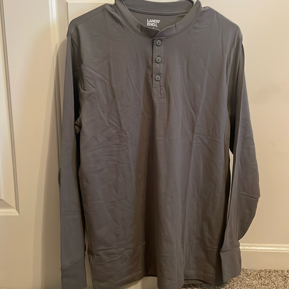 Grey Mens long Sleeve